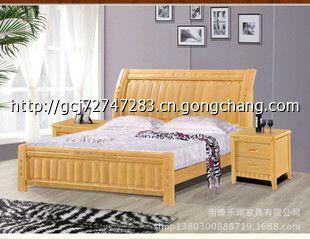 南康實(shí)木床 橡木床1.5米 1.8米雙人床 特價(jià)床 8028#_家居家具_(dá)世界工廠網(wǎng)